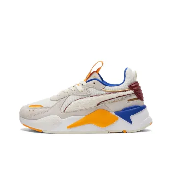 PUMA RS X New Heritage Anti Slip Wear Resistant Low Top Casual Shoes Women's White Gray