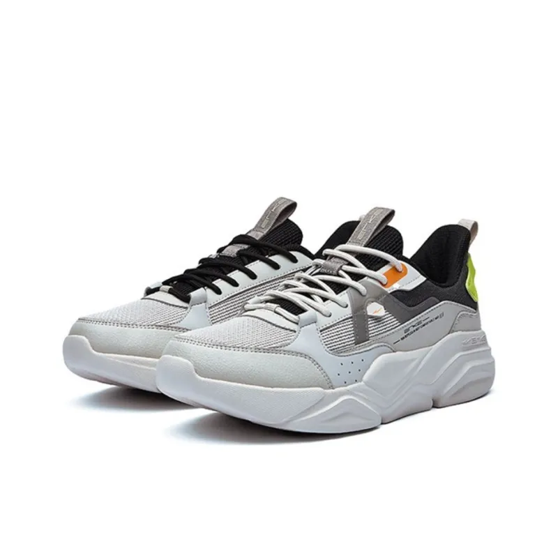 Erke Casual Shoes Men Low Top Shade 1 Gray/Carbon Gray-1