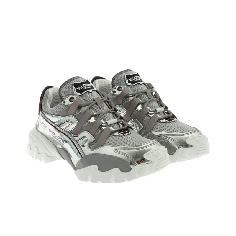 Valentino Undercover X Valentino Climbers Trainer 'Silver'-2