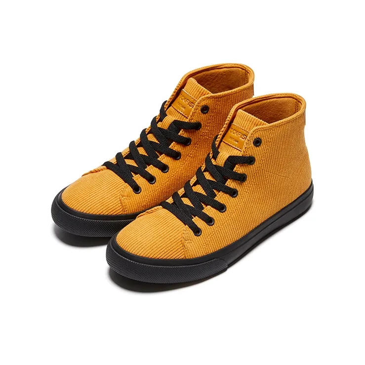 Rockfish Thermal Slip Resistant High Top Skateboard Shoes Women's Ginger Yellow-2