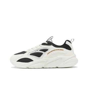 XTEP Durable Breathable Low Top Sports Casual Shoes Sail White Black