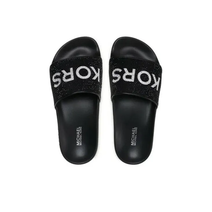 Michael Kors Gilmore Rhinestone-embellished Slides-2