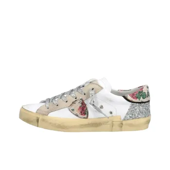 PHILIPPE MODEL Paris Calf-leather Distressed-finish Sneakers