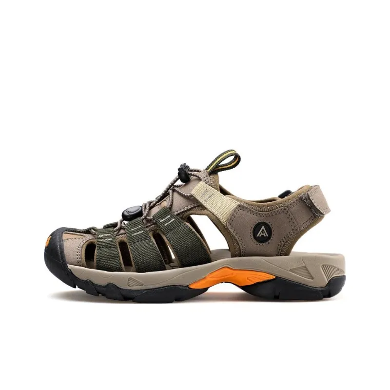 HUMTTO Beach River Trekking Shoes Sports Sandals Olive Green-0