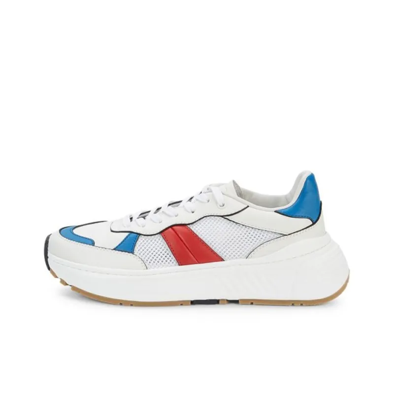 Bottega Veneta Low Top Casual Shoes Men's White Blue-0