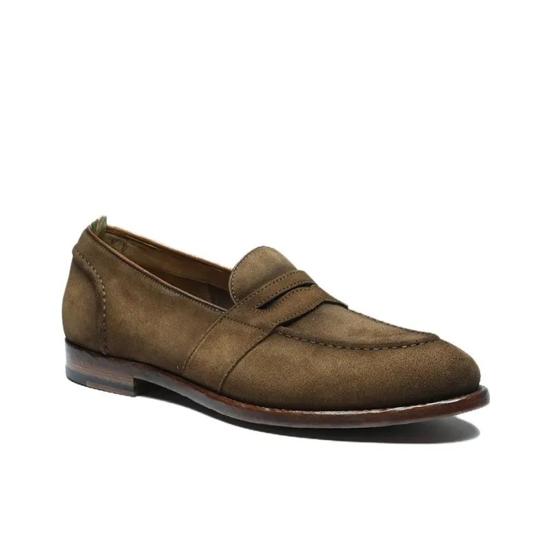 Officine Creative Temple Suede Penny Loafers-1