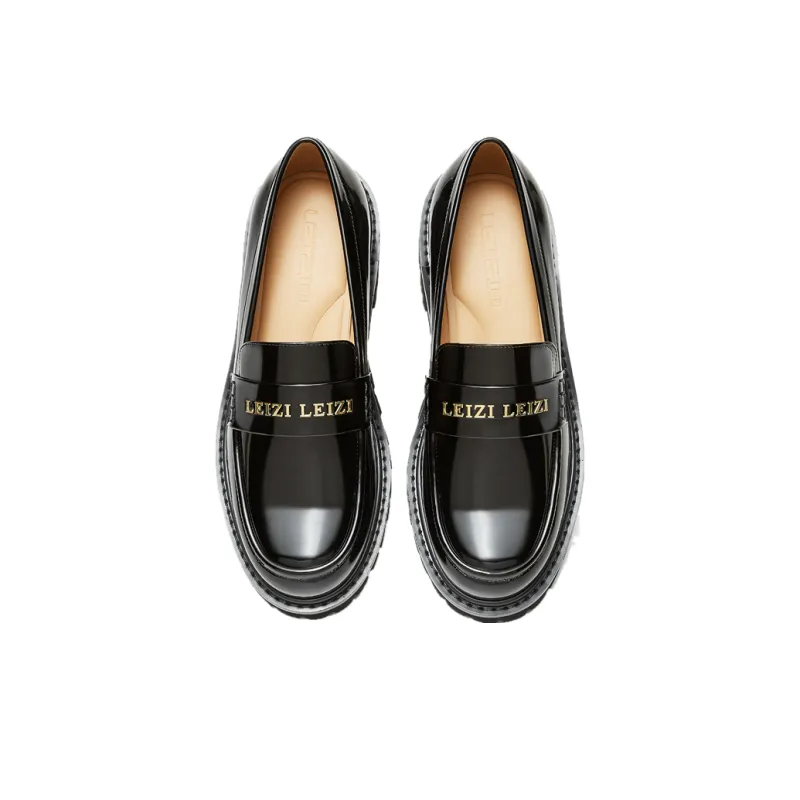 Lazi Loafers Women's Low Top Black/White-7