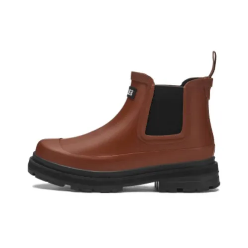 AIGLE Chelsea Boots Women's Bohemian Burgundy