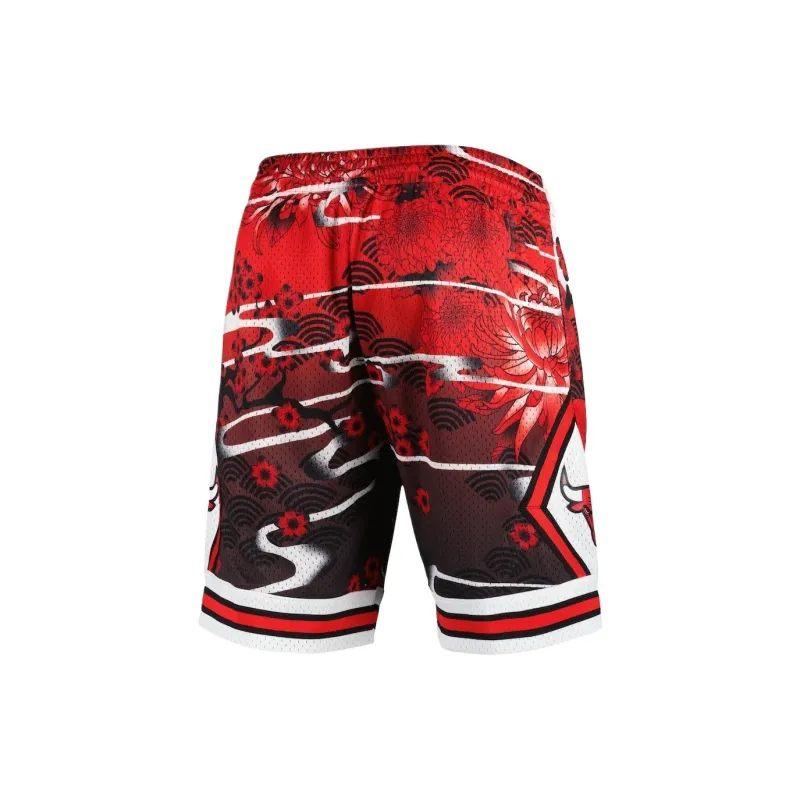 NBA x Mitchell & Ness Chicago Bulls New Year Swingman Shorts Casual Shorts Men's Red-1