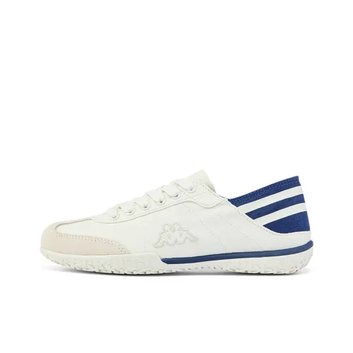 Kappa Casual Shoes Unisex Low-Top Light White/Satin Blue