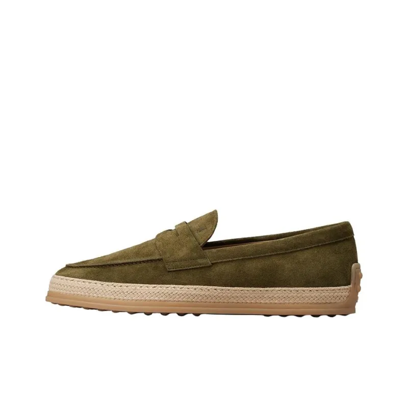TOD'S Almond-toe Suede Loafers-0