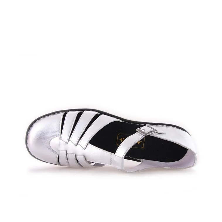 Neiliansheng Women's Casual Shoes Women's Silver-2