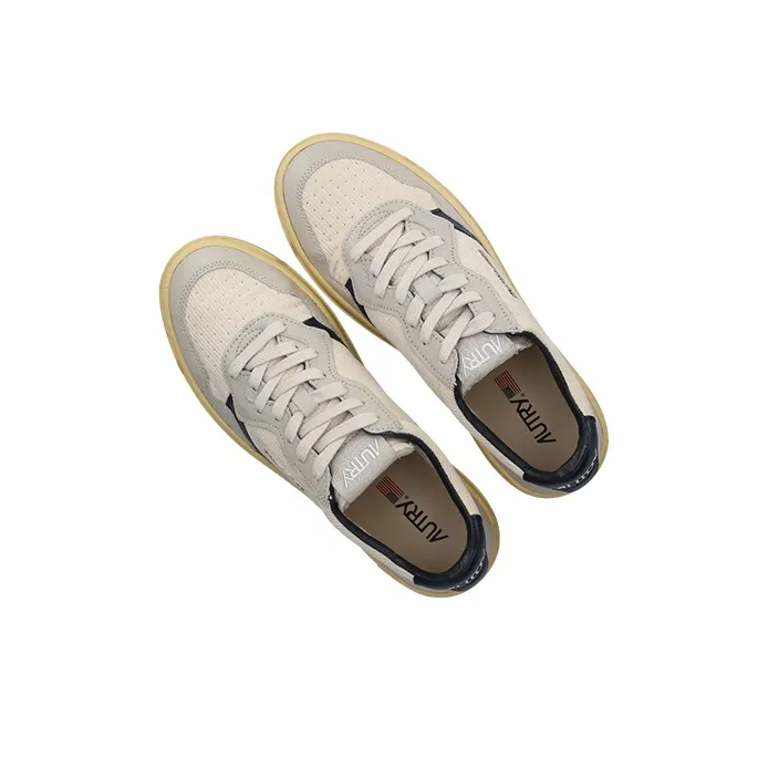 AUTRY Stylish Skateboarding Shoes Men's Beige Black-2