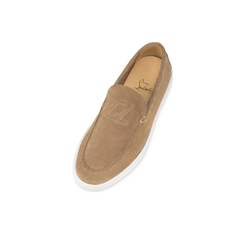 Christian Louboutin Round-toe Suede Loafers-3