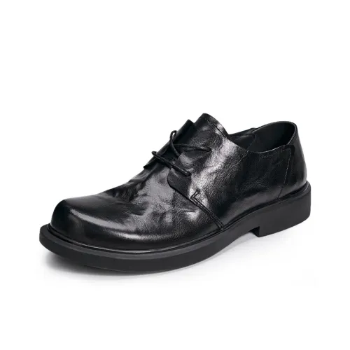 Voguhomme Men's Casual Shoes Men Low Top Brown/Black