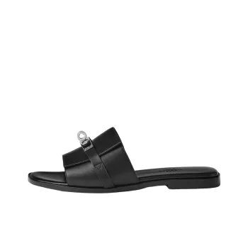 HERMES Giulia Noir Calfskin