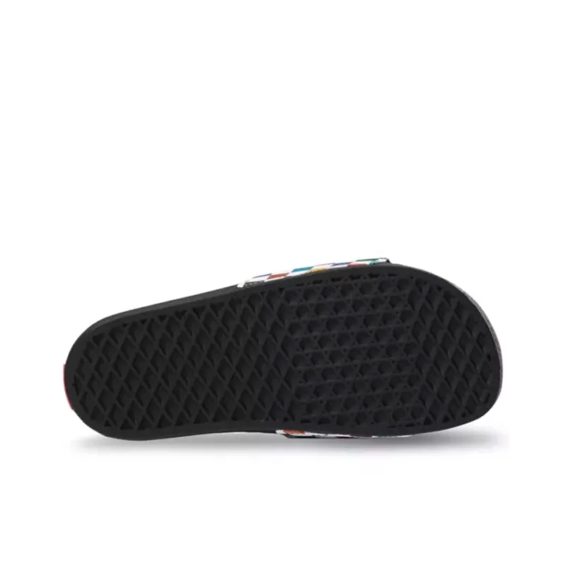 Vans Glitter Rainbow Slide On Slipper Black Women's-4