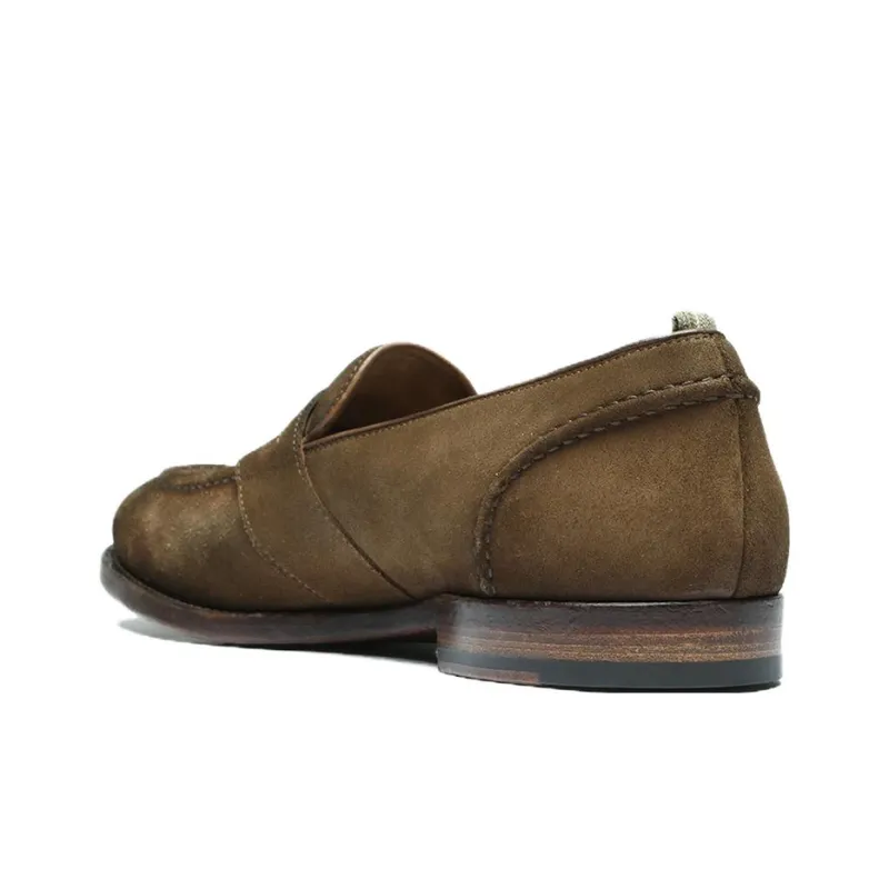 Officine Creative Temple Suede Penny Loafers-2