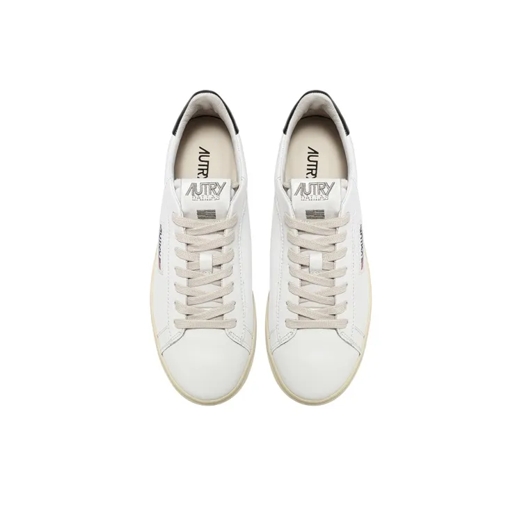 AUTRY Dallas Low Leather 'White Black'-2