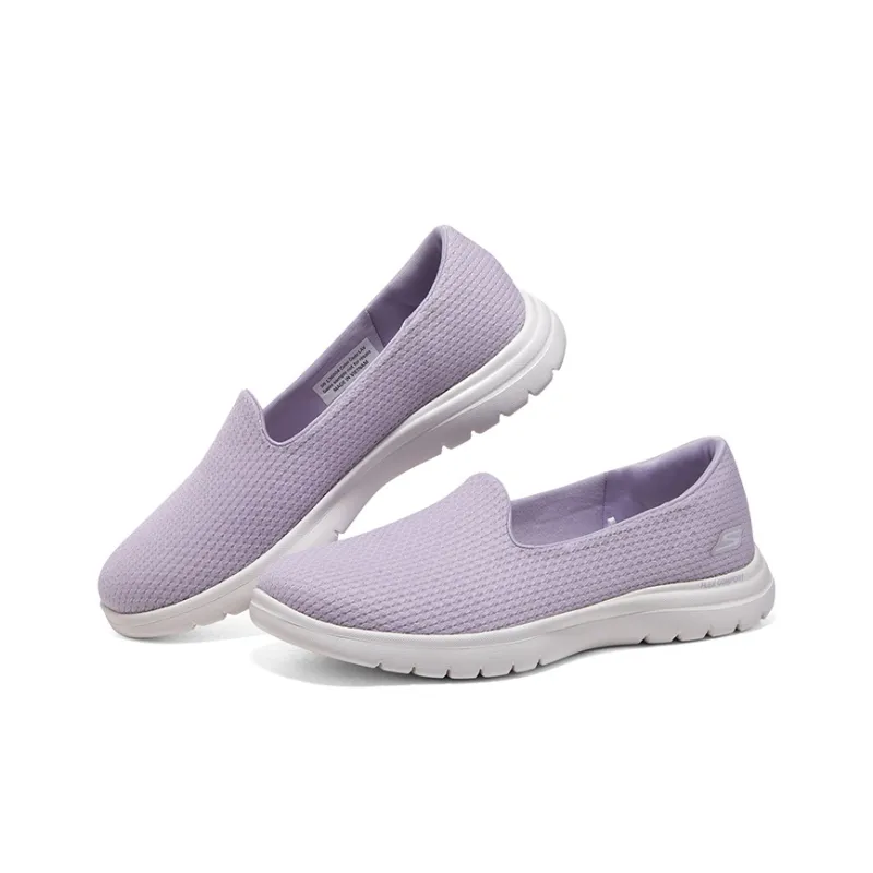Skechers On The GO Fle Comfort Anti Slip Wear Resistant Low Top Casual Shoes Women's Purple-3