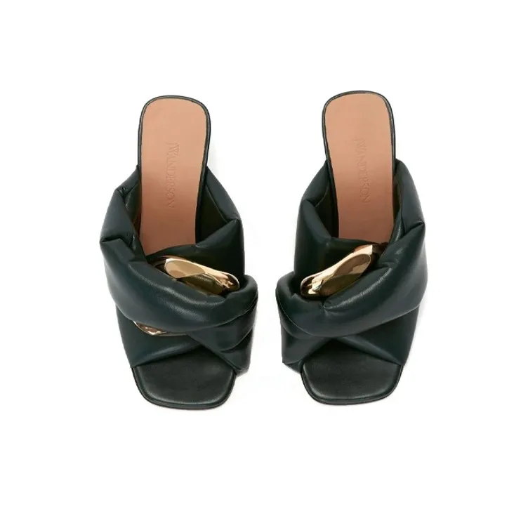 JW Anderson Chain Twist Heeled Sandals Women's-3