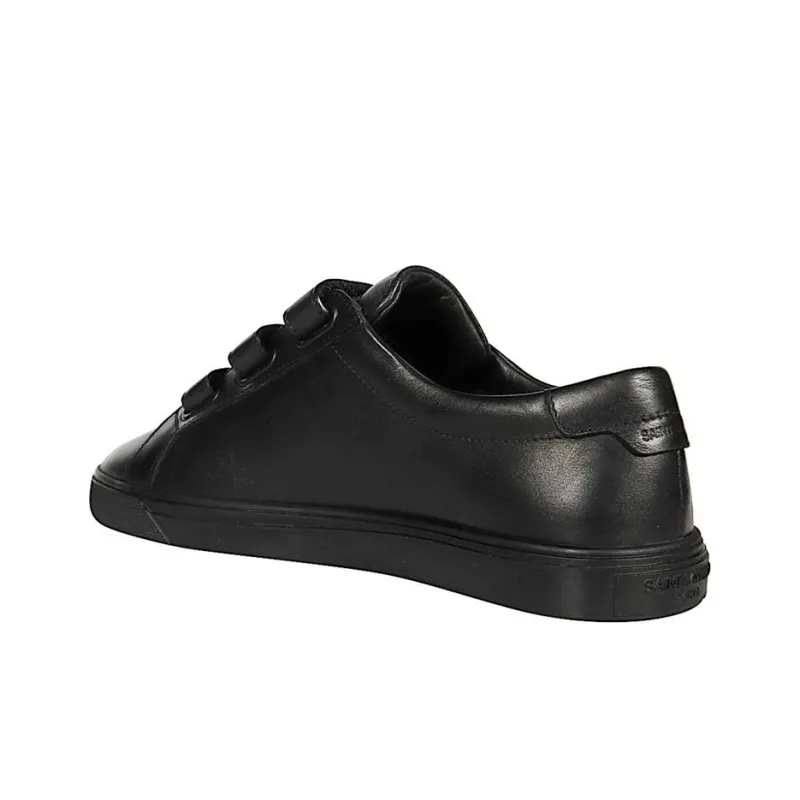 SAINT LAURENT Low Top Stylish Skateboarding Shoes Men's Black-3