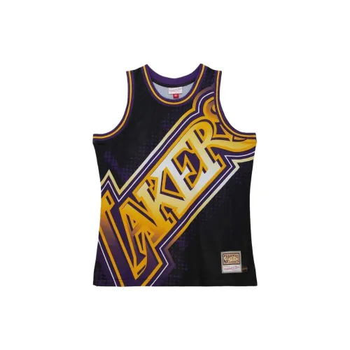 Mitchell Ness X NBA Los Angeles Lakers Basketball Jerseys Men Black