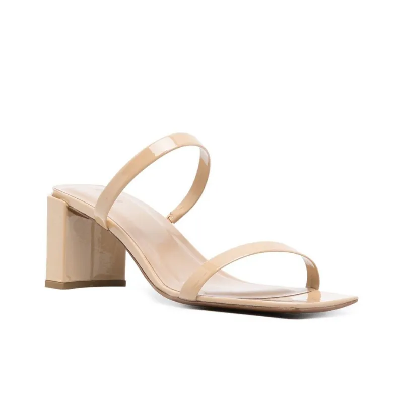 By Far Tanya Kraft 65mm Patent Sandals Women's-2