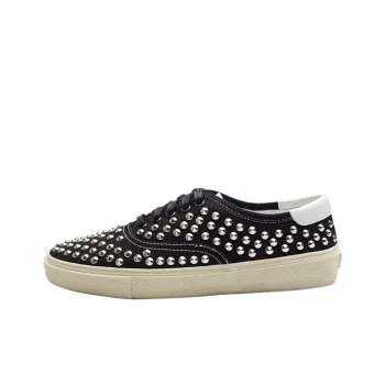 SAINT LAURENT Low Top Stylish Skateboarding Shoes Men's Black