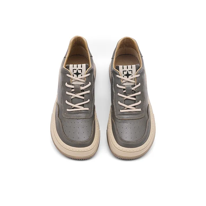 Mr.shang Casual Shoes Men Low Top Brown/Jasper-8