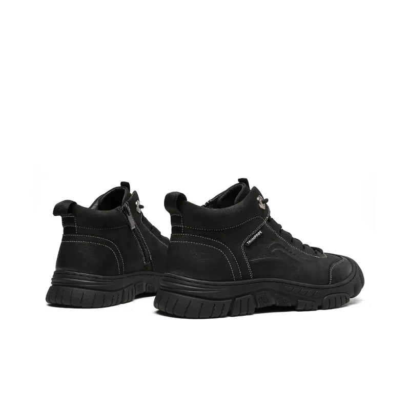 TRUMPPIPE Ankle Boots Men's Black-2