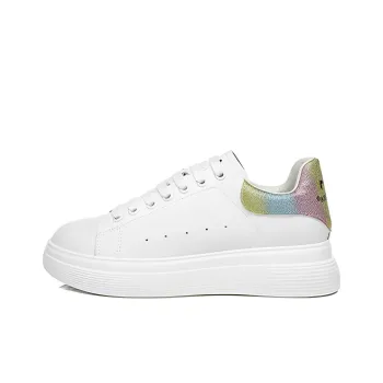 TARRAMARRA Stylish Skateboarding Shoes Women's Dazzling Rainbow