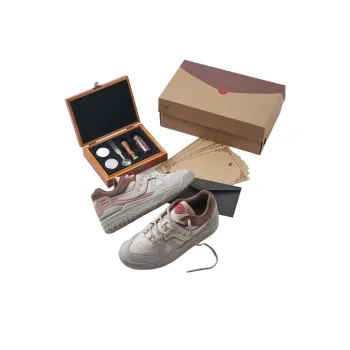 Saucony Cross 90 Anti Slip Wear Resistant Low Top Skateboard Shoes Unisex Coffee Envelope Set