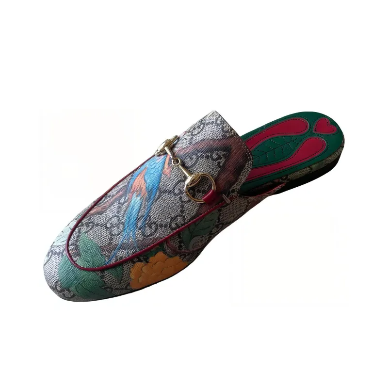 GUCCI Wrap-toe Slippers Women's Multicolor-2