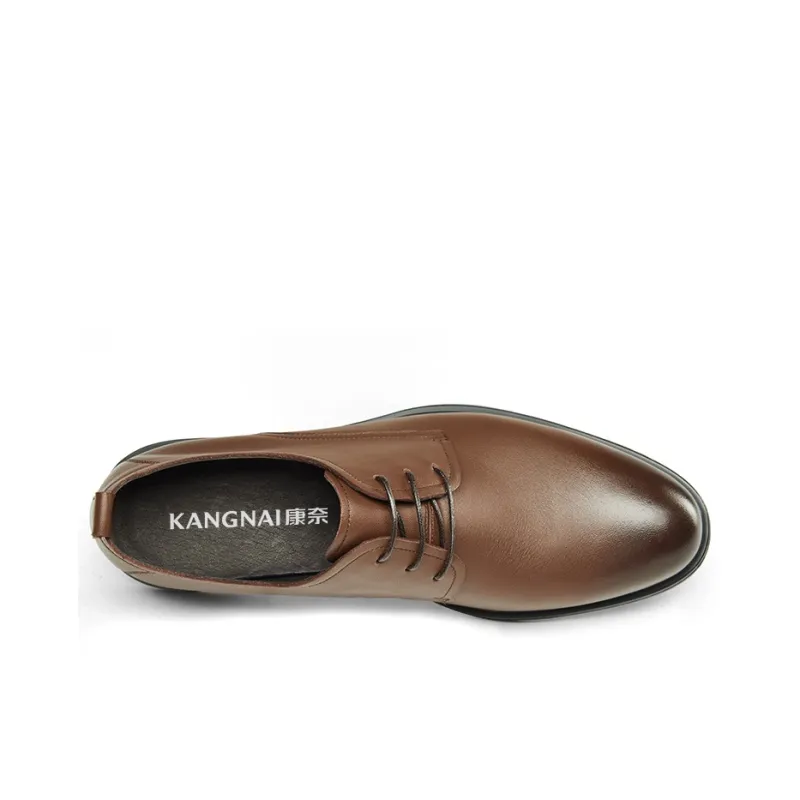 KANGNAI Dress Shoes Men's Brown-2