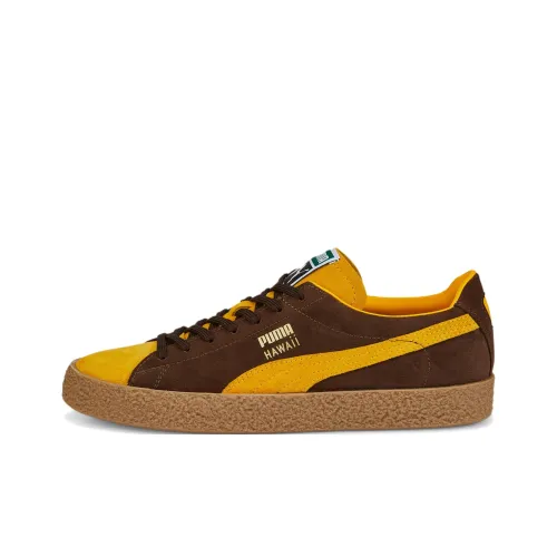 PUMA Hawaii Skateboard Shoes Unisex Low-Top Black/Brown