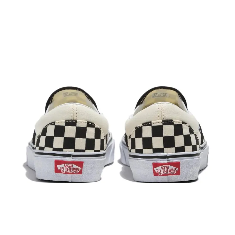 Vans Classic Slip On Wide 'Checkerboard Black White'-4