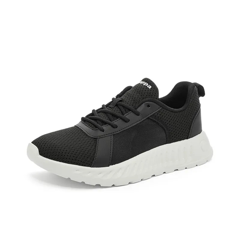 Kappa Slip Resistant, Abrasion Resistant, Breathable Low Top Running Shoes Unisex Black-1