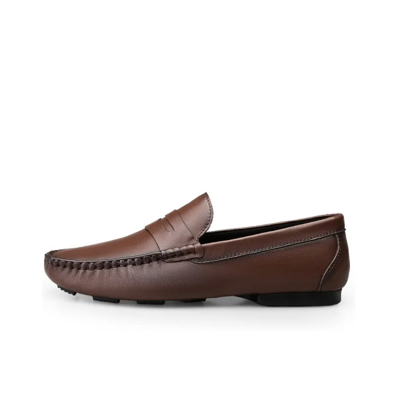 DCK Men's Casual Shoes Men Low Top Black/Brown-7