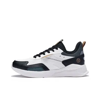361° Cushioning, Slip Resistant, Rebound Low Top Casual Shoes Men's Black White