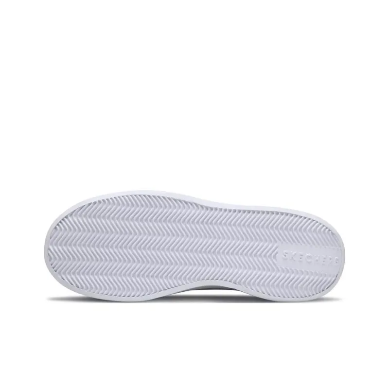Skechers Traffic Lightweight And Wear-resistant Low-Top Skateboard Shoes Women's White Blue-4