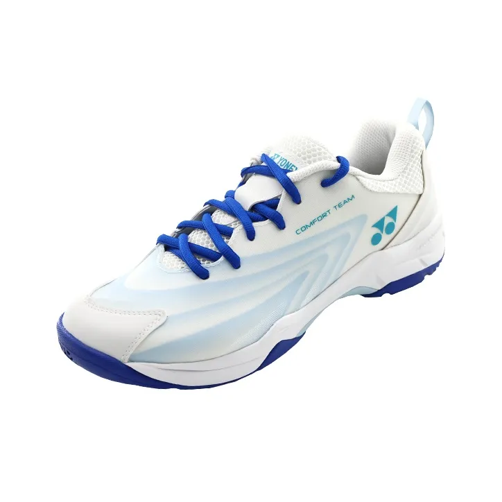 YONEX Power Cushion Cushioning Slip Resistant Rebound Lightweight Low Top Badminton Shoes Unisex White Blue-2