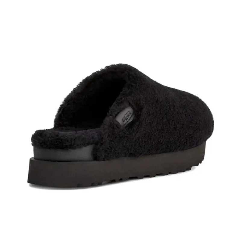 UGG Fuzz Sugar Slide Black Women's-3
