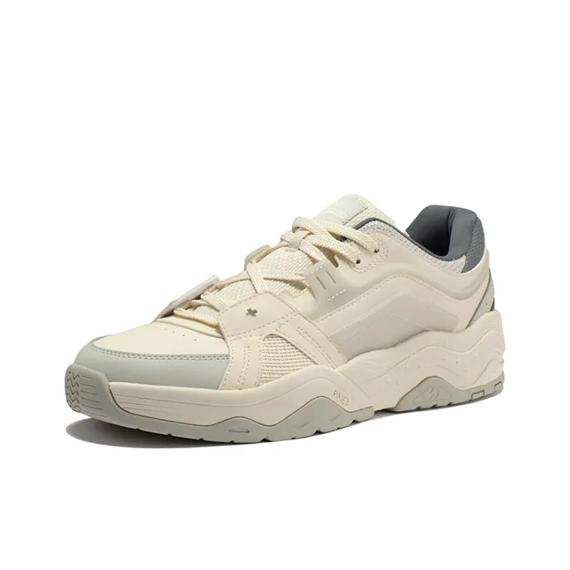 361° BOUND Technology Low-Top Skateboard Shoes Men's Beige Gray-1
