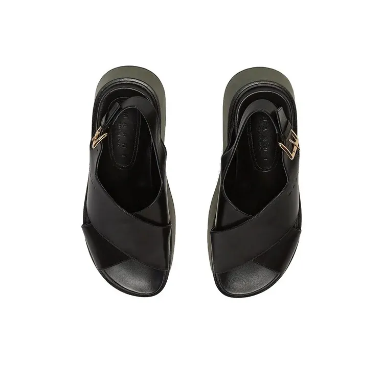 MARNI One-Strap Sandals 9.5cm Women's Black-2