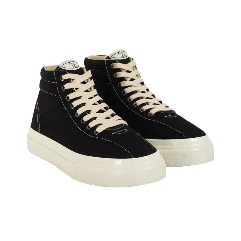 Stepney Workers Club Mid-Top Canvas Shoes Unisex Black-2