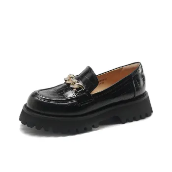 LESELE Loafers Women's Low Top Black/Ecru