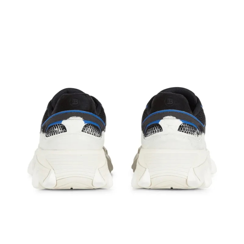 BALMAIN B-East Panelled Low-top Sneakers-3