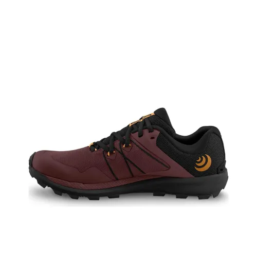 Topo Athletic Running Shoes Men Low-Top Red/Black Yellow