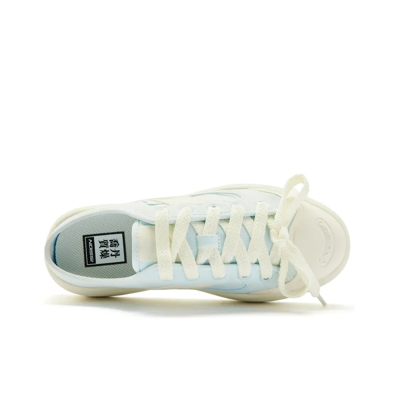 QIAODAN Coverage Slip Resistant, Abrasion Resistant, Lightweight Low Top Canvas Shoes Women's Blue-3